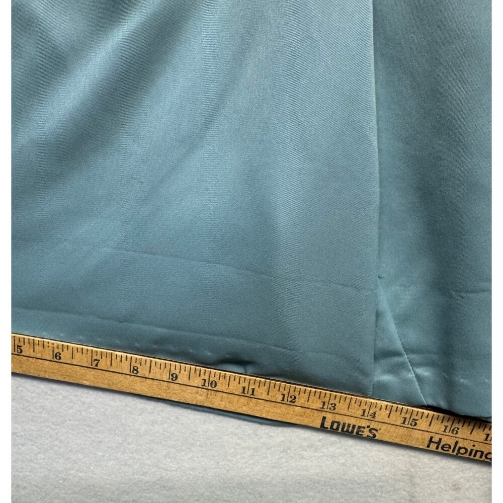 Vintage Light Blue High-Waisted Pleated Womens Shorts Size 12 - Picture 9 of 9